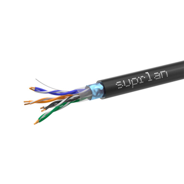 (13-0109) Кабель витая пара SUPRLAN Six U/UTP 6 4x2xAWG23 Cu PVC Project In. 305м (RUS Синий)