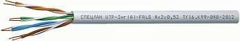 Кабель витая пара СПЕЦЛАН UTP-3нг(А)-FRLS 4х2х0,52