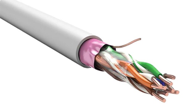 (LC1-C5E02-367) ITK Витая пара F/UTP 5E 2х2х0,52 нг(А)-FRHF оранж. (305м)