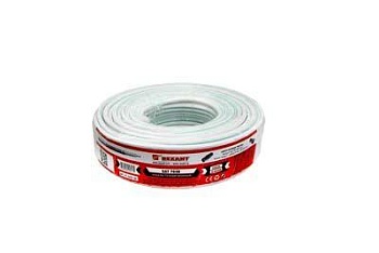 (01-2431-50) Кабель SAT 703B+Cu/Al/Cu, (75%), 75 Ом, 50м., белый REXANT (01-2431-50) Кабель SAT 703B+Cu/Al/Cu, (75%), 75 Ом, 50м., белый REXANT