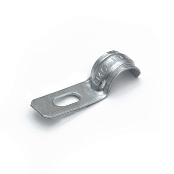 Скоба металлическая однолапковая усиленная противопожарная СМОУ d10-11 мм (100 шт/уп) Промрукав (PR13.02397)