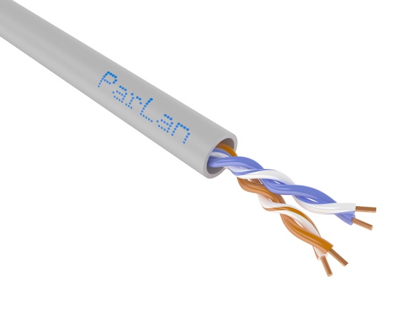 Кабель витая пара ParLan U/UTP Cat5e 2х2х0,52 PVC (102441) Кабель витая пара ParLan U/UTP Cat5e 2х2х0,52 PVC (102441)