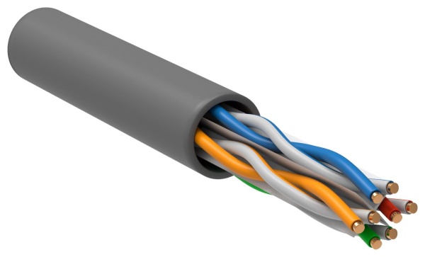 (LC1-C604-121) ITK Витая пара U/UTP кат.6 4x2х23AWG LSZH серый (305м) (LC1-C604-121) ITK Витая пара U/UTP кат.6 4x2х23AWG LSZH серый (305м)