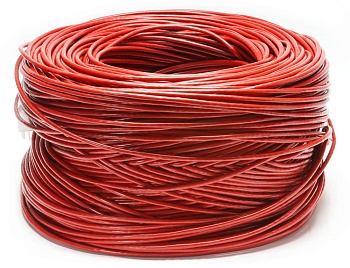 Cabeus UTP-4P-Cat.5e-SOLID-LSZH-RD- Внутренняя неэкранированная витая пара по метрам (9778c-1)