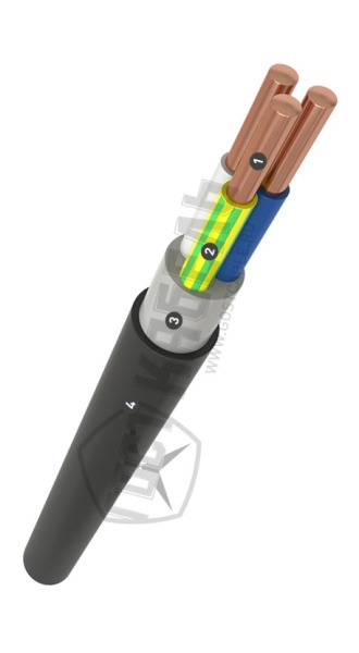 ВВГнг(А)-LSLTx 3х2,5ок (N,PE)-0,66