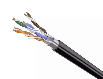 Кабель витая пара FOLAN F/UTP Cat 5e PE 4х2х0,52 (FUTR22052PE)