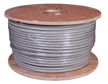(01-1201-R) Кабель витая пара F/UTP, CAT 5е, PVC, 25PR, 24AWG, INDOOR, SOLID, серый, 305м, РФ REXANT (01-1201-R) Кабель витая пара F/UTP, CAT 5е, PVC, 25PR, 24AWG, INDOOR, SOLID, серый, 305м, РФ REXANT