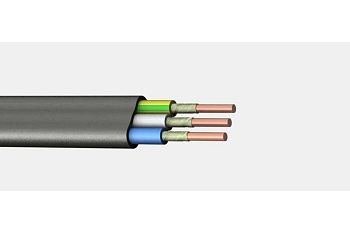 ВВГнг(А)-FRLSLTx 3х4ок (N, PE)-0,66 (плоский)