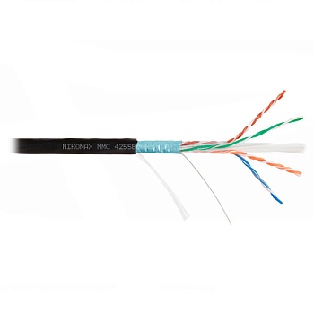 (NMC 4255B-BK) Кабель витая пара NIKOMAX F/UTP 4 пары, Кат.6a (Класс Ea)