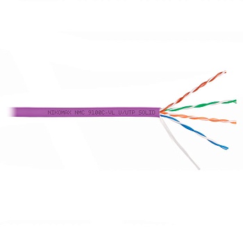 (NMC 9100C-VL) Кабель витая пара NIKOMAX U/UTP 4 пары, Кат.5e (Класс D)