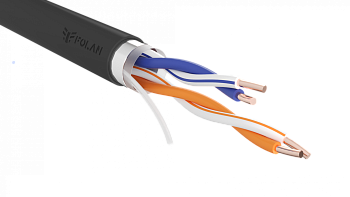 Кабель витая пара FOLAN F/UTP Cat 5e PE 2х2х0,52 (FU22052PE)