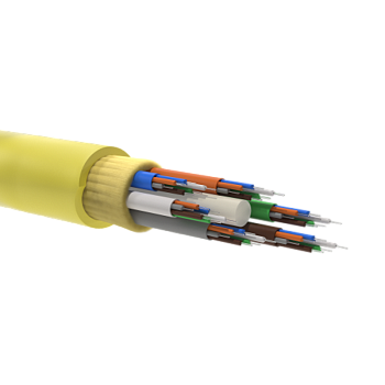 (RNMBIN9S16LSYL) Кабель волоконно-оптический MB OS2,9/125 мкм,16 волокон в буферном покрытии, безгелевые микротрубки (2000 м/уп)