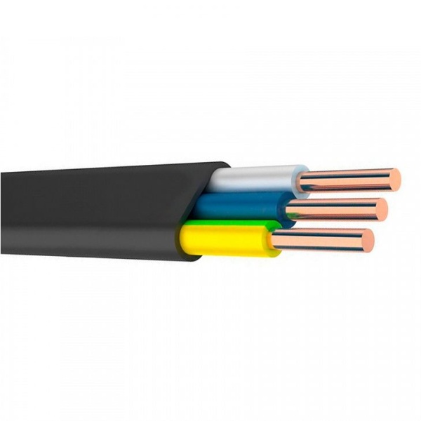 ВВГнг(А)-LS 3х2,5 ок(N,PE)-0,66 (плоский)