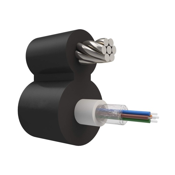 Cabeus SEG-9-01x02-ESW-PE-OUT-4кН Волоконно-оптический кабель с тросом (12115c)