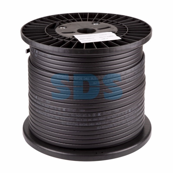 (51-0636) Саморегулирующийся кабель SRL 30-2CR (UV) (экранированный) (30Вт/1м) 200М Proconnect