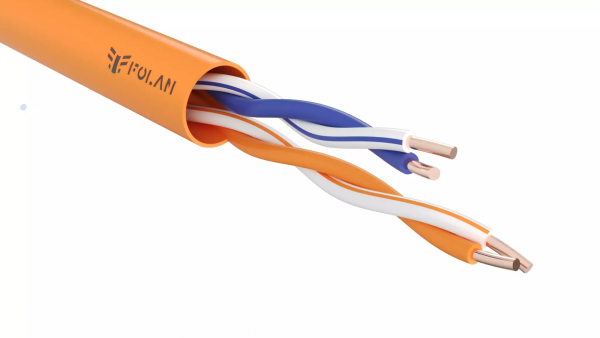 FOLAN U/UTP Cat 5e ZH нг(А)-HF 2х2х0,52 (U22052ZHHF)