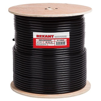 (01-3011) Кабель RG-11U (75 Ом) 305м OUTDOOR REXANT (01-3011) Кабель RG-11U (75 Ом) 305м OUTDOOR REXANT
