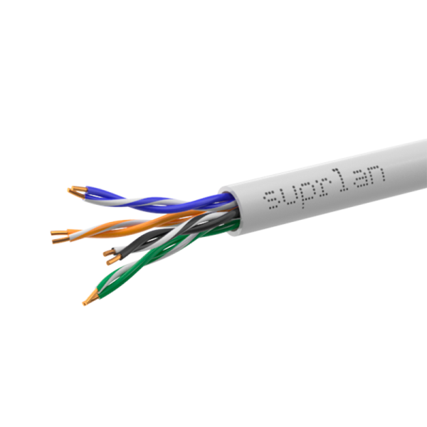 (01-0332-1) SUPRLAN Standard UTP 5e 4x2xAWG24 Cu PVC In. 100м (RUS)