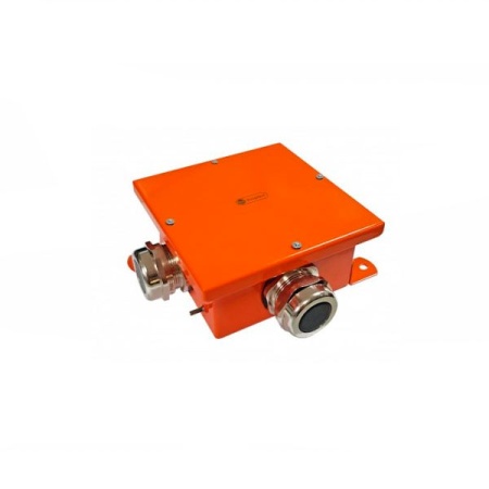 (56014E) SMB120 Коробка металлическая, огн. E-110,о/п 120х120х60, цвет оранж. Экопласт