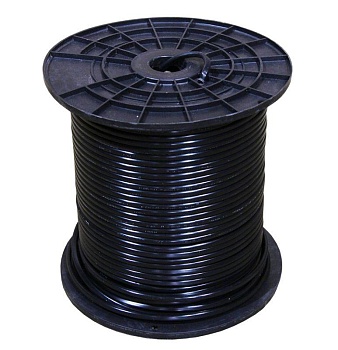 (01-4215) Кабель для видеонаблюдения КВК-П-2 + 2х0,50мм² (CCA), 200м., черный, OUTDOOR PROCONNECT