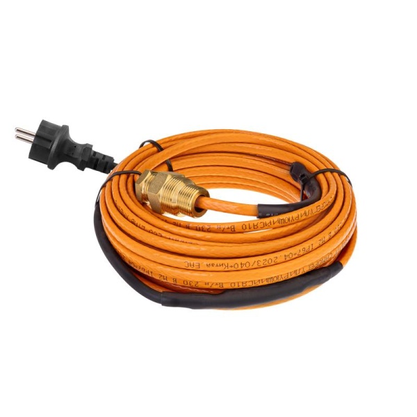 (51-0606) Греющий саморегулирующийся кабель (комплект в трубу) 10HTM2-CT (15м/150Вт) REXANT