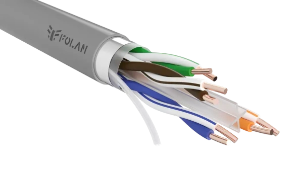 FOLAN F/UTP Cat 6 PVC нг(А)-LS 4х2х0,57 (FU42057LS)
