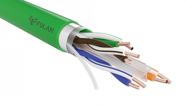FOLAN F/UTP Cat 6 PVCLS нг(А)-LSLTx 4х2х0,57 (FU42057LSLT)