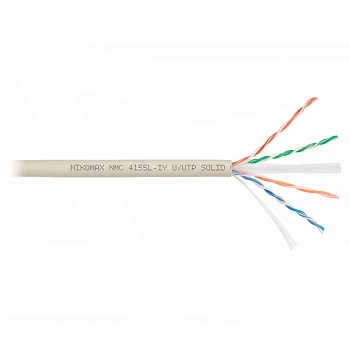 (NMC 4155L-IY) Кабель витая пара NIKOMAX U/UTP 4 пары, Кат.6a (Класс Eа)