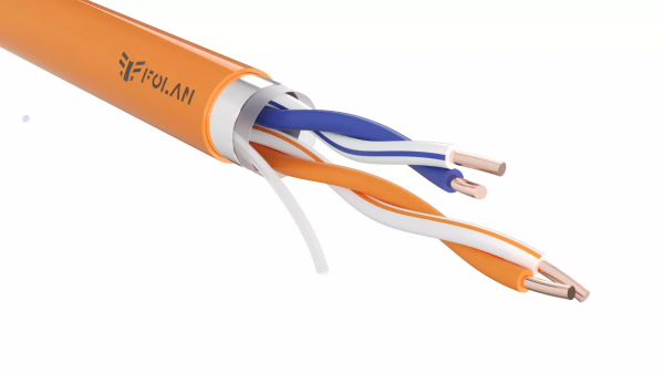 FOLAN F/UTP Cat 5e ZH нг(А)-HF 2х2х0,52 (FU22052ZHHF)