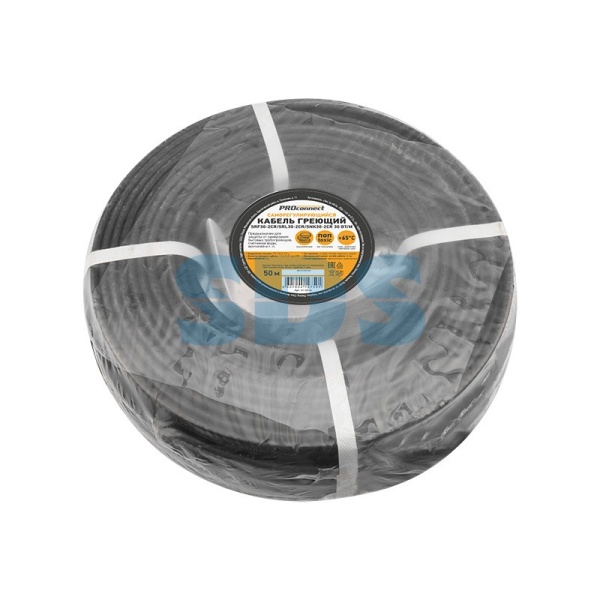 (51-0216) Кабель греющий саморегулирующийся экранированный SRF30-2CR/SRL30-2CR/SNK30-2CR (30 Вт/1 м), 50 м PROconnect