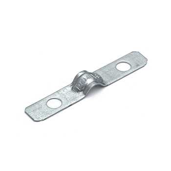 Скоба металлическая двухлапковая усиленная противопожарная СМДУ d6-7 мм отв. d 6,5 мм (100 шт/уп) Промрукав (PR13.02395)