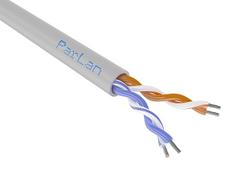 Кабель витая пара ParLan Patch U/UTP Cat5e PVC 2х2х0,48 (101051) Кабель витая пара ParLan Patch U/UTP Cat5e PVC 2х2х0,48 (101051)