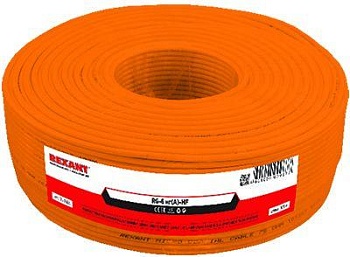 (01-2654) Кабель RG-6 нг(А)-HF, (64%), 75 Ом, 100М REXANT