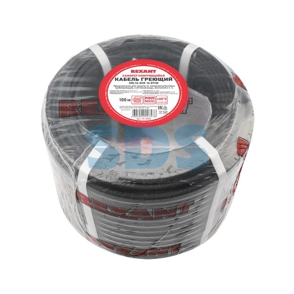 (51-0204) Кабель греющий саморегулирующийся экранированный SRL16-2CR (16 Вт/1 м), 100 м REXANT