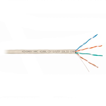 (NMC 4100L-IY) Кабель витая пара NIKOMAX U/UTP 4 пары, Кат.5e (Класс D)