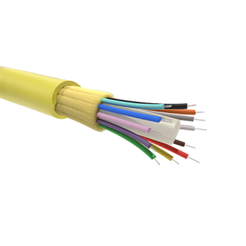 (RNDTIN9S8LSYL) Кабель волоконно-оптический DT OS2,9/125 мкм,8 волокон в плотном буферном покрытии (2000 м/уп)