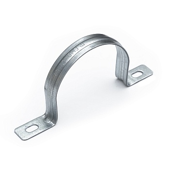Скоба металлическая двухлапковая усиленная противопожарная СМДУ d60-63 мм (50 шт/уп) Промрукав (PR13.02419)