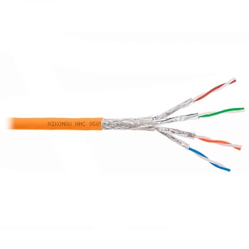 (NMC 9585C-OR) Кабель NIKOMAX S/FTP 4 пары, Кат.8 (Класс I)
