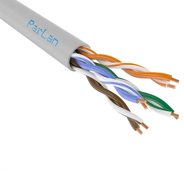 Кабель витая пара ParLan Patch U/UTP Cat5e PVC 4х2х0,78 (109398)