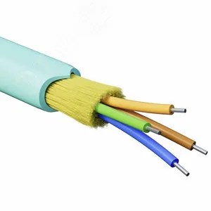 (RNDT3C4AQ03-E) Кабель волоконно-оптический, распределительный, нг(A)-HFLTx, 4 ОВ, категорияOM3 (G.651.1) плотный буфер, 0,4 кН (500 м/уп)