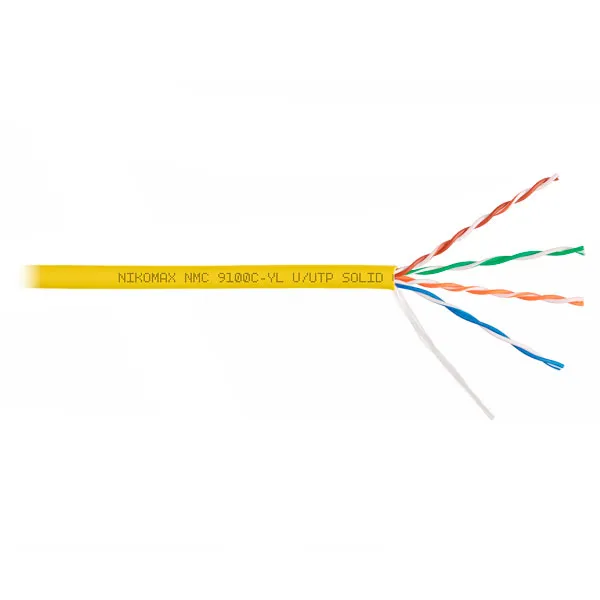 (NMC 9100C-YL) Кабель витая пара NIKOMAX U/UTP 4 пары, Кат.5e (Класс D)