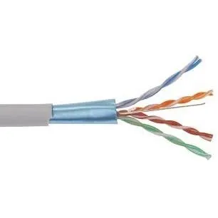 (LC1-C5E02-121) ITK Витая пара U/UTP кат.5E 2х2х24AWG LSZH серый (500м)