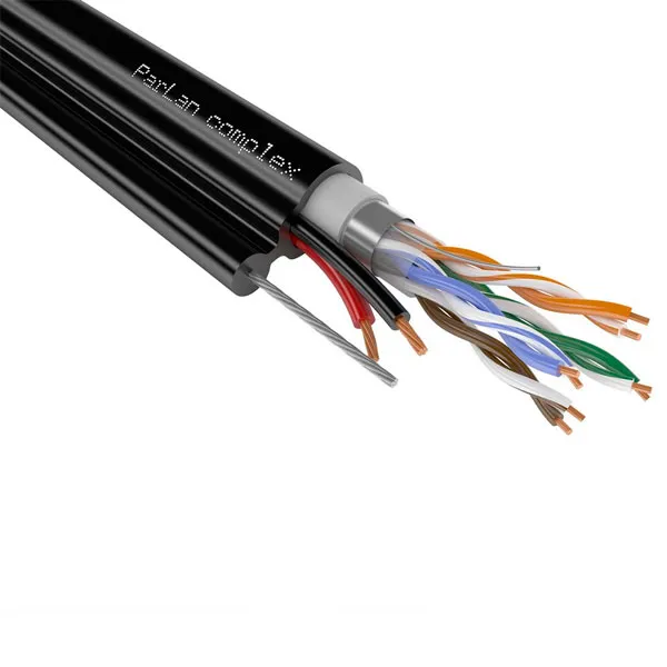 Кабель витая пара ParLan complex U/UTP2 Cat5e PVC/PEtr 4.0 2х1,50 (103561)