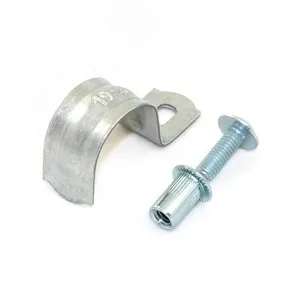 Комплекты для крепления ОКЛ с использованием винта, заклепки и скобы СМО d19-20 мм (100 шт) Промрукав (PR08.5027)