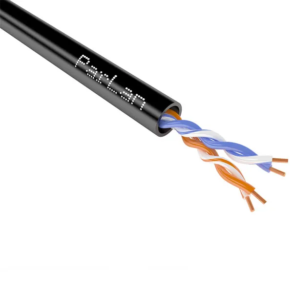 Кабель витая пара ParLan Patch U/UTP Cat5e PE 2х2х0,48 (101061)