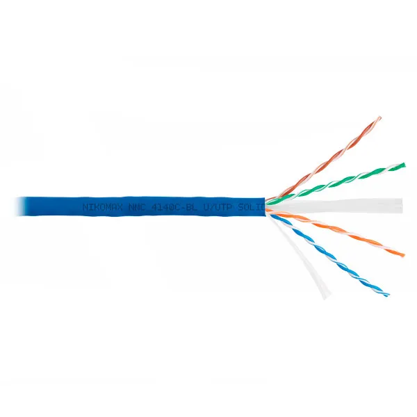 (NMC 4140C-BL) Кабель витая пара NIKOMAX U/UTP 4 пары, Кат.6 (Класс E)
