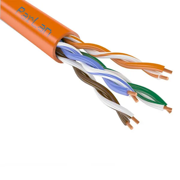 Кабель витая пара ParLan Patch U/UTP Cat5e ZH нг(А)-HF 4х2х0,90 (109406)