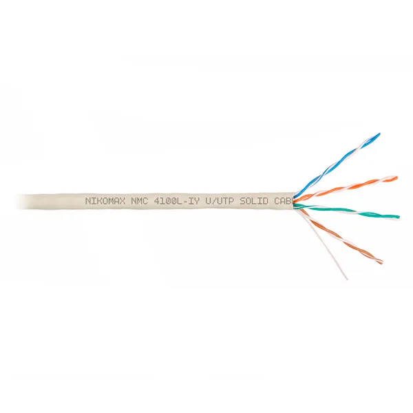 (NMC 4100L-IY) Кабель витая пара NIKOMAX U/UTP 4 пары, Кат.5e (Класс D)