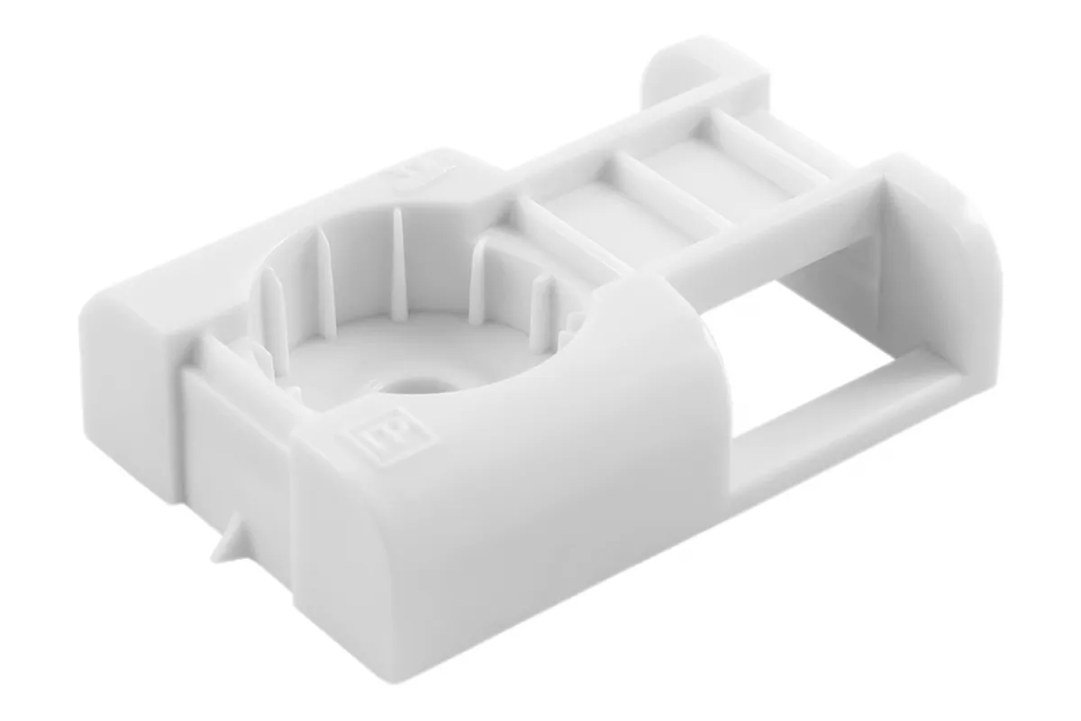 13. Площадка под стяжку для монтажного пистолета черная (100шт/1500шт уп/кор). 0342. Площадка под стяжку для прямого монтажа. Площадка под стяжку для монтажного пистолета черная (100шт/1500шт уп/кор).