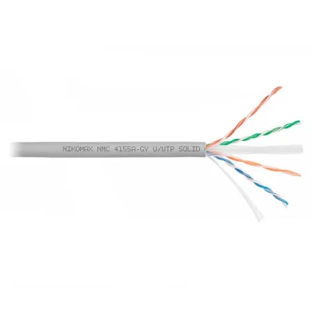 (NMC 4155C-GY) Кабель NIKOMAX U/UTP 4 пары, Кат.6a (Класс Eа)